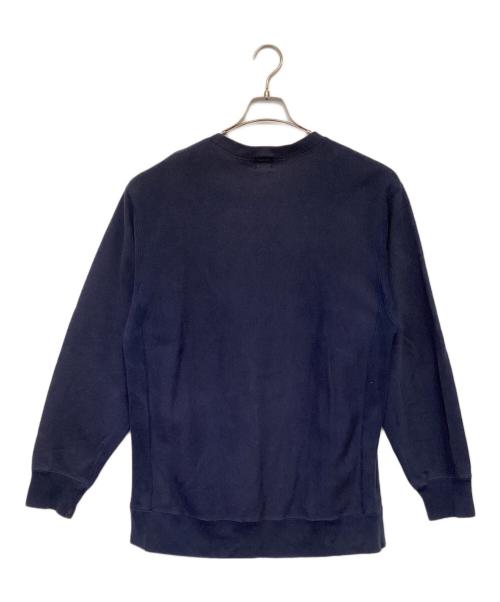 A BATHING APE（アベイシングエイプ）A BATHING APE (ア ベイシング エイプ) BUSTY WORKS クルーネック スウェット ネイビー サイズ:Lの古着・服飾アイテム