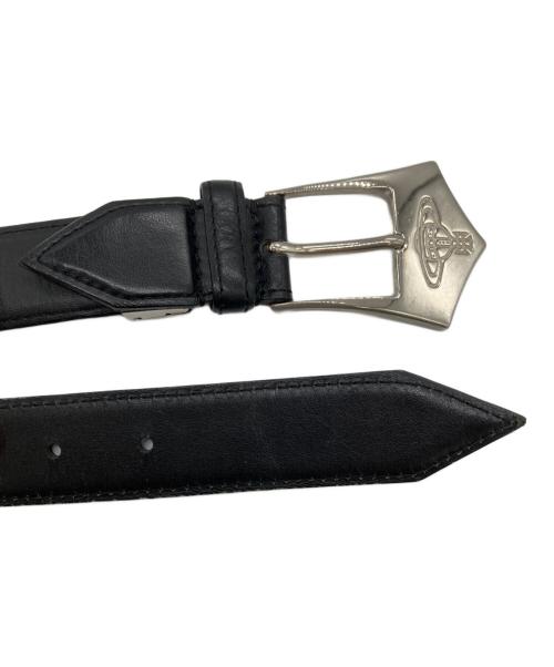 Vivienne Westwood man（ヴィヴィアン ウェストウッド マン）Vivienne Westwood man (ヴィヴィアン ウェストウッド マン) レザーベルト ブラックの古着・服飾アイテム