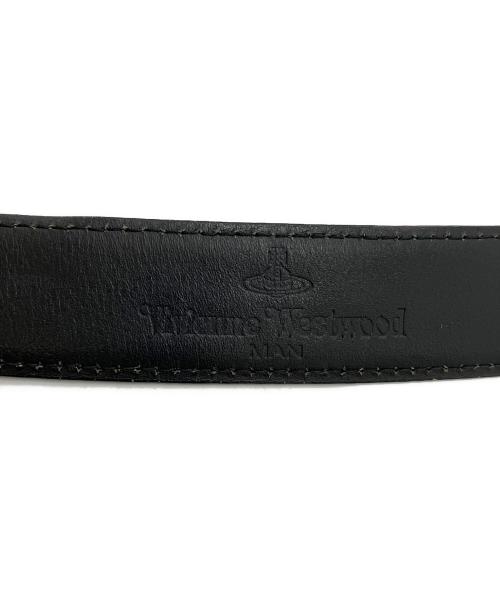 Vivienne Westwood man（ヴィヴィアン ウェストウッド マン）Vivienne Westwood man (ヴィヴィアン ウェストウッド マン) レザーベルト ブラックの古着・服飾アイテム