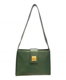 CELINE（セリーヌ）の古着「セミショルダーバッグ」｜グリーン