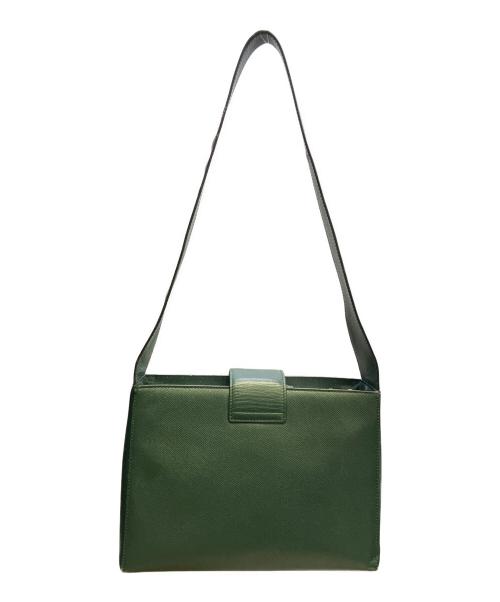 CELINE（セリーヌ）CELINE (セリーヌ) セミショルダーバッグ グリーンの古着・服飾アイテム