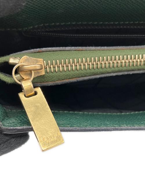 CELINE（セリーヌ）CELINE (セリーヌ) セミショルダーバッグ グリーンの古着・服飾アイテム