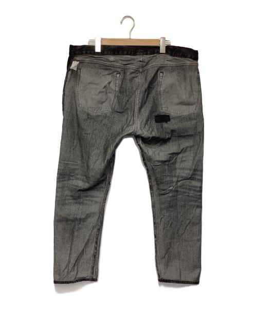 POLO RALPH LAUREN（ポロ・ラルフローレン）POLO RALPH LAUREN (ポロ・ラルフローレン) パッチワークデニム ブラック サイズ:38の古着・服飾アイテム