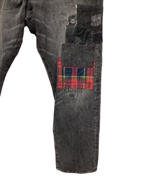 POLO RALPH LAUREN（ポロ・ラルフローレン）POLO RALPH LAUREN (ポロ・ラルフローレン) パッチワークデニム ブラック サイズ:38の古着・服飾アイテム