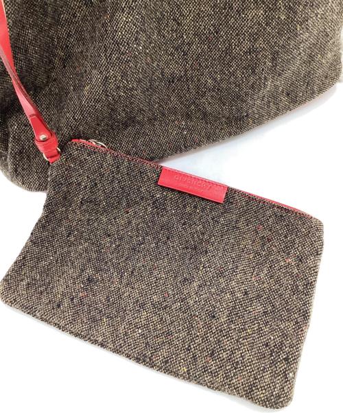 GIVENCHY（ジバンシィ）GIVENCHY (ジバンシィ) トートバッグ ブラウン×レッドの古着・服飾アイテム