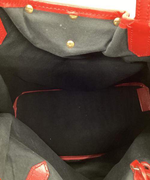 GIVENCHY（ジバンシィ）GIVENCHY (ジバンシィ) トートバッグ ブラウン×レッドの古着・服飾アイテム