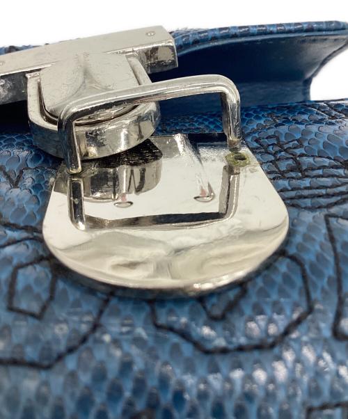 Vivienne Westwood（ヴィヴィアンウエストウッド）Vivienne Westwood (ヴィヴィアンウエストウッド) 3つ折り財布 ブルーの古着・服飾アイテム
