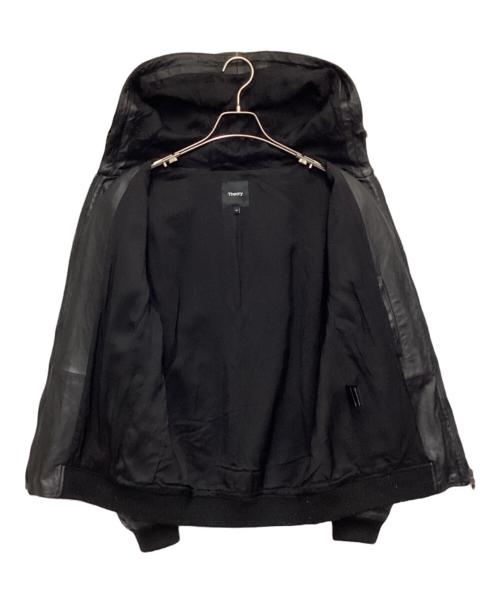 theory（セオリー）theory (セオリー) ジップパーカー ブラック サイズ:Mの古着・服飾アイテム