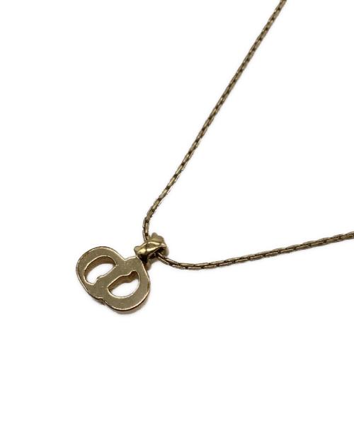 Christian Dior（クリスチャン ディオール）Christian Dior (クリスチャン ディオール) CDロゴネックレス ゴールドの古着・服飾アイテム