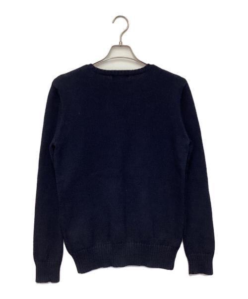 POLO RALPH LAUREN（ポロ・ラルフローレン）POLO RALPH LAUREN (ポロ・ラルフローレン) ポロベア コットン ニット ネイビー サイズ:ボーイズXL(18-20）の古着・服飾アイテム