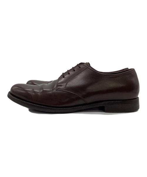 PRADA（プラダ）PRADA (プラダ) プレーントゥシューズ ブラウン サイズ:7 1/2の古着・服飾アイテム