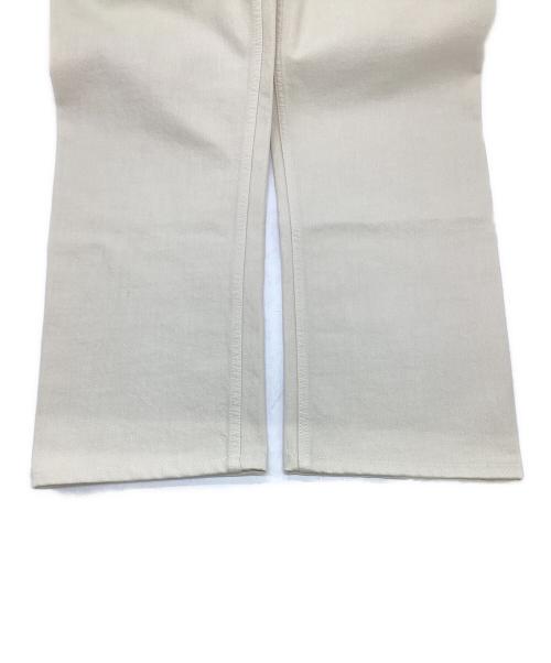LEMAIRE（ルメール）LEMAIRE (ルメール) SEAMLESS JEANS（シームレス ジーンズ） アイボリー サイズ:44の古着・服飾アイテム