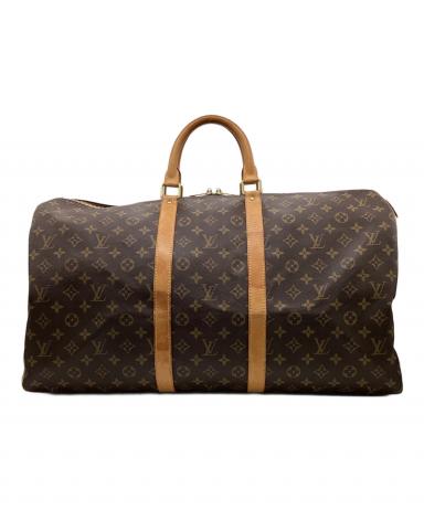 【正規品・1990年製】ルイヴィトン モノグラム キーポル55 ボストンバッグ 中古・古着通販】LOUIS VUITTON (ルイ ヴィトン) モノグラム キーポル