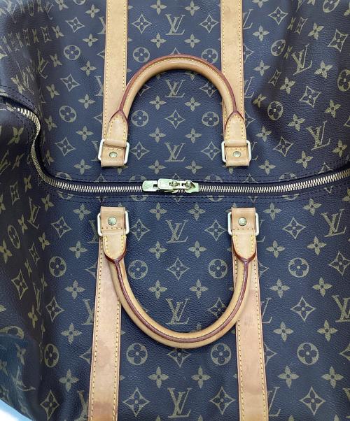 LOUIS VUITTON（ルイ ヴィトン）LOUIS VUITTON (ルイ ヴィトン) モノグラム キーポル55 トラベルバッグ ブラウンの古着・服飾アイテム