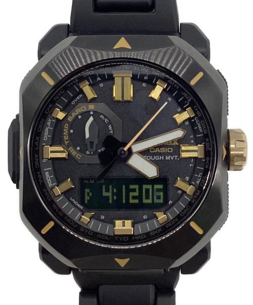CASIO（カシオ）CASIO (カシオ) PRO TREK Climer Line（プロトレック クライマーライン）PRW-6900ZE リストウォッチ ゴールドの古着・服飾アイテム