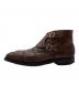 Crockett & Jones (クロケット＆ジョーンズ) CAMBERLEY（キャンベリー）ダブルモンクシューズ ブラウン サイズ:8E：33000円