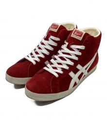 Onitsuka Tiger（オニツカタイガー）の古着「FABRE HI NM（ファブレ ハイ ニッポン メイド）ハイカットスニーカー」｜レッド