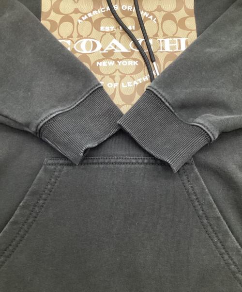 COACH（コーチ）COACH (コーチ) シグネチャー プルオーバーパーカー ブラック サイズ:Sの古着・服飾アイテム