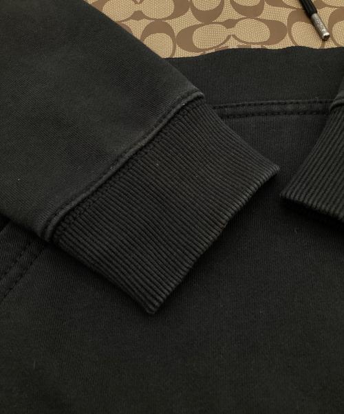 COACH（コーチ）COACH (コーチ) シグネチャー プルオーバーパーカー ブラック サイズ:Sの古着・服飾アイテム