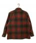 POLO BY RALPH LAUREN (ポロ バイ ラルフローレン) ウール チェック シャツジャケット ブラウン×レッド サイズ:M：10000円