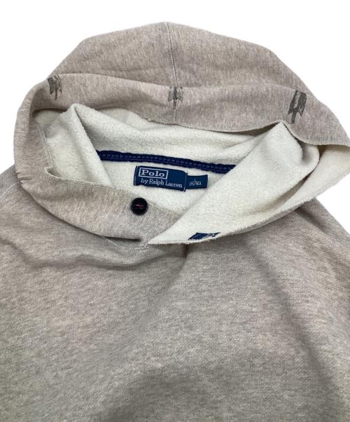 POLO RALPH LAUREN（ポロ・ラルフローレン）POLO RALPH LAUREN (ポロ・ラルフローレン) プルオーバーパーカー ベージュ サイズ:Lの古着・服飾アイテム