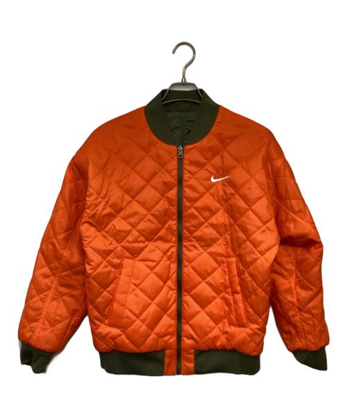 NIKE（ナイキ）NIKE (ナイキ) ウィメンズ NSW NIKE VRSTY ボンバー ジャケット オリーブ サイズ:Mの古着・服飾アイテム