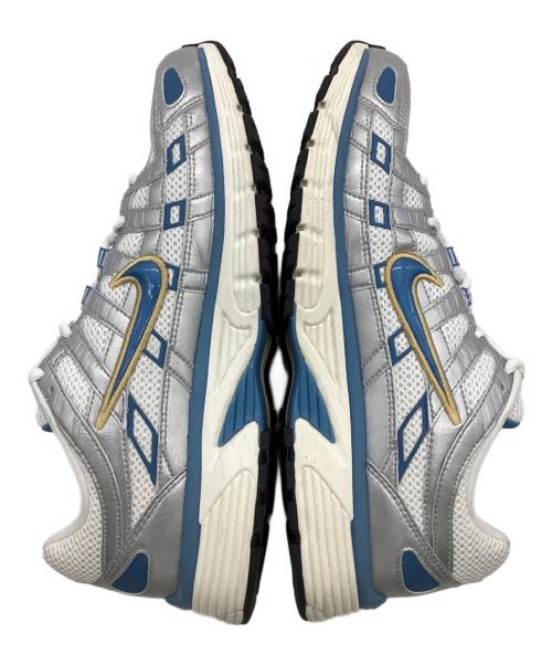 NIKE（ナイキ）NIKE (ナイキ) P-6000 “White/Aegean Storm（ホワイト/エーゲストーム）” ブルー×ホワイト サイズ:28cmの古着・服飾アイテム