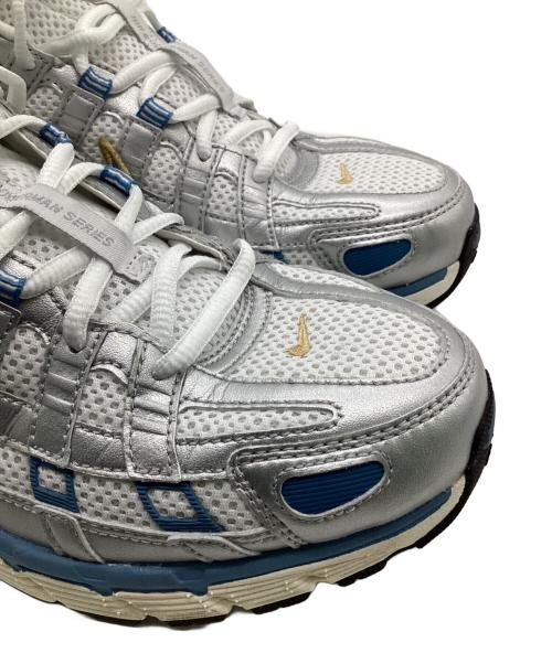 NIKE（ナイキ）NIKE (ナイキ) P-6000 “White/Aegean Storm（ホワイト/エーゲストーム）” ブルー×ホワイト サイズ:28cmの古着・服飾アイテム