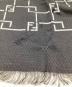 中古・古着 FENDI (フェンディ) マフラー ブラック×グレー：7000円