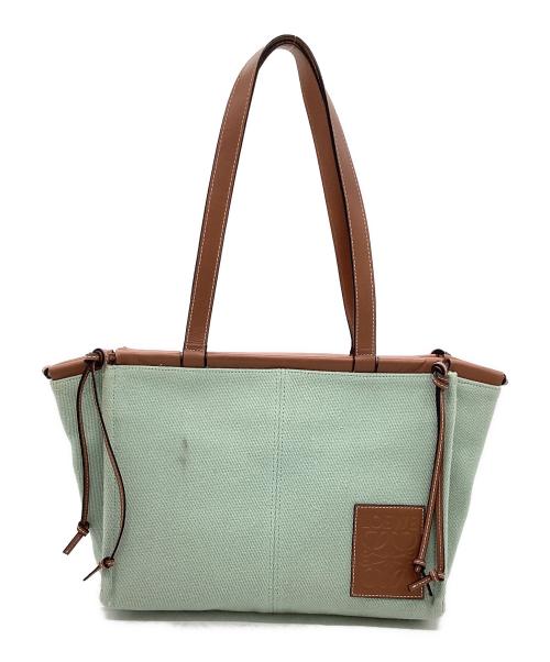 LOEWE（ロエベ）LOEWE (ロエベ) クッショントート スモール グリーンの古着・服飾アイテム