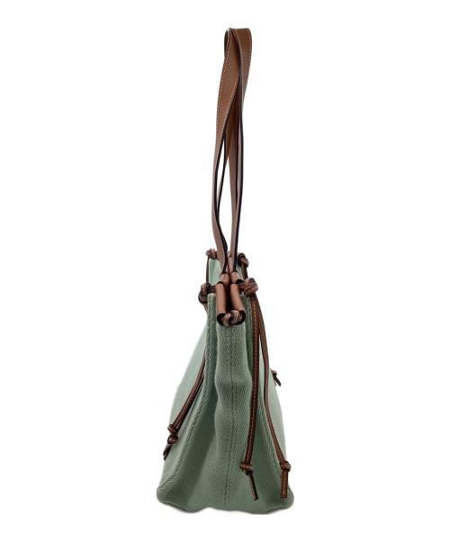 LOEWE（ロエベ）LOEWE (ロエベ) クッショントート スモール グリーンの古着・服飾アイテム