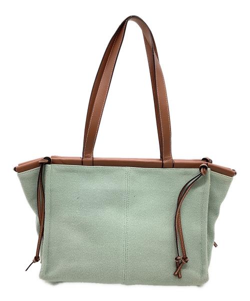 LOEWE（ロエベ）LOEWE (ロエベ) クッショントート スモール グリーンの古着・服飾アイテム