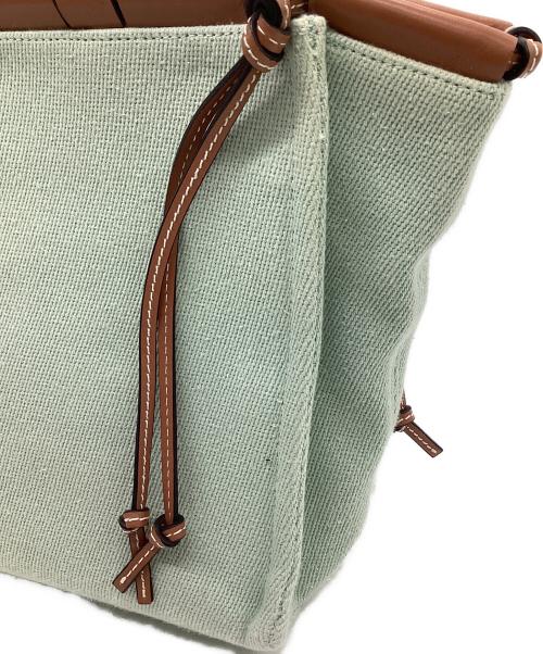 LOEWE（ロエベ）LOEWE (ロエベ) クッショントート スモール グリーンの古着・服飾アイテム
