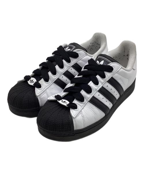 adidas（アディダス）adidas (アディダス) SUPERSTAR II（スーパースター Ⅱ）スニーカー ブラック×ホワイト サイズ:26.5㎝の古着・服飾アイテム