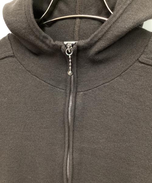 BURBERRY（バーバリー）BURBERRY (バーバリー) 長袖ショートジップパーカー ブラウン サイズ:XXLの古着・服飾アイテム