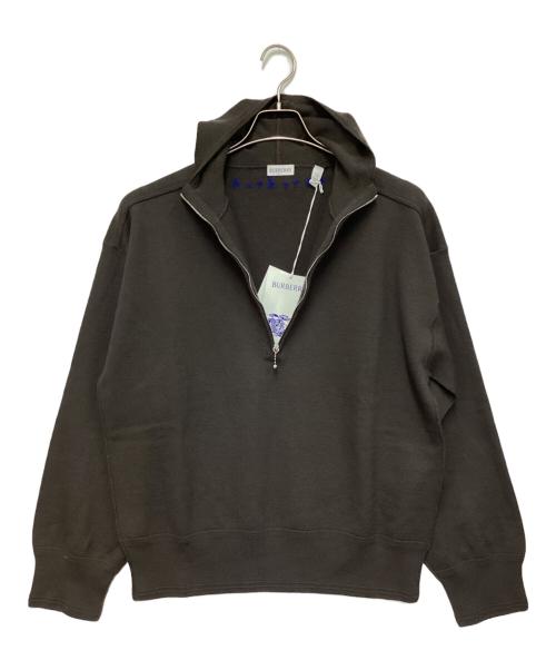 BURBERRY（バーバリー）BURBERRY (バーバリー) 長袖ショートジップパーカー ブラウン サイズ:XXLの古着・服飾アイテム