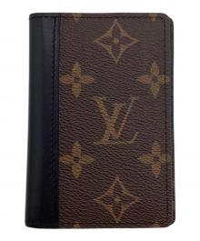 LOUIS VUITTON（ルイ ヴィトン）の古着「カードケース オーガナイザー･ドゥ ポッシュ」｜ブラウン×ブラック