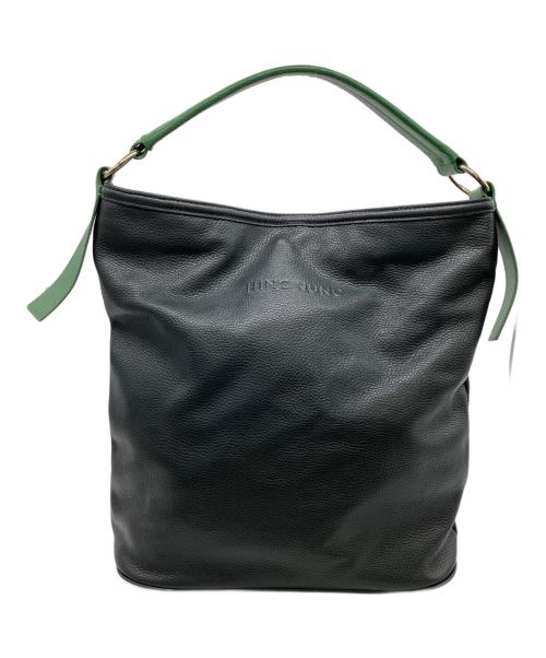 HINC NUNC（ヒンクヌンク）HINC NUNC (ヒンクヌンク) ワンショルダーバッグ グリーンの古着・服飾アイテム