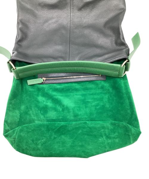 HINC NUNC（ヒンクヌンク）HINC NUNC (ヒンクヌンク) ワンショルダーバッグ グリーンの古着・服飾アイテム