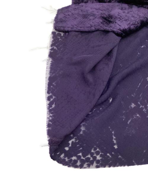 Needles（ニードルズ）Needles (ニードルズ) C.O.B.One-up Shirt Burnout Velvet パープル サイズ:Sの古着・服飾アイテム