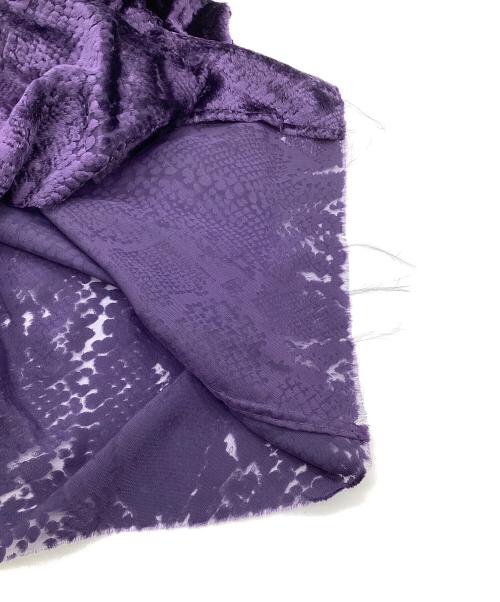 Needles（ニードルズ）Needles (ニードルズ) C.O.B.One-up Shirt Burnout Velvet パープル サイズ:Sの古着・服飾アイテム