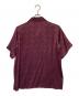 Needles (ニードルズ) C.O.B S/S One-Up Shirt-Fine Pattern Jq ブラック×ピンク サイズ:S：8000円