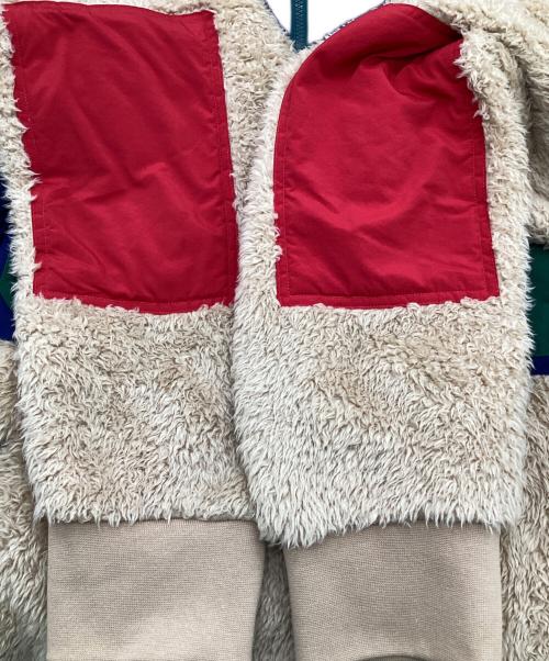 POLO RALPH LAUREN（ポロ・ラルフローレン）POLO RALPH LAUREN (ポロ・ラルフローレン) ボアフリース プルオーバー ジャケット ネイビー×ベージュ サイズ:XLの古着・服飾アイテム