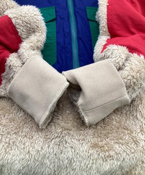 POLO RALPH LAUREN（ポロ・ラルフローレン）POLO RALPH LAUREN (ポロ・ラルフローレン) ボアフリース プルオーバー ジャケット ネイビー×ベージュ サイズ:XLの古着・服飾アイテム