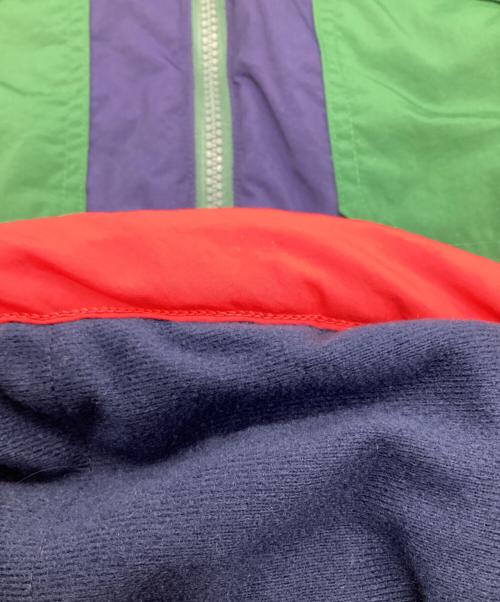 POLO RALPH LAUREN（ポロ・ラルフローレン）POLO RALPH LAUREN (ポロ・ラルフローレン) ボアフリース プルオーバー ジャケット ネイビー×ベージュ サイズ:XLの古着・服飾アイテム