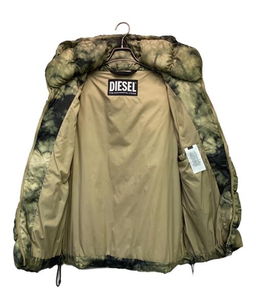 DIESEL（ディーゼル）DIESEL (ディーゼル) W-RALLE-SL 中綿ベスト グリーン サイズ:Sの古着・服飾アイテム