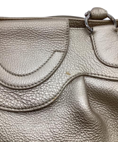 Salvatore Ferragamo（サルヴァトーレ フェラガモ）Salvatore Ferragamo (サルヴァトーレ フェラガモ) マリッサ ガンチーニ トートバッグ ゴールドの古着・服飾アイテム