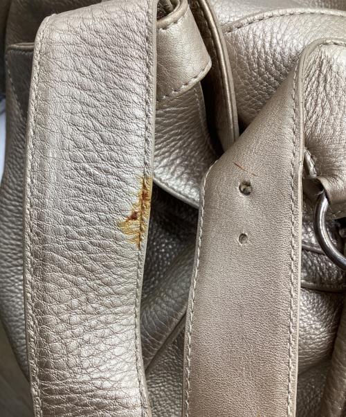 Salvatore Ferragamo（サルヴァトーレ フェラガモ）Salvatore Ferragamo (サルヴァトーレ フェラガモ) マリッサ ガンチーニ トートバッグ ゴールドの古着・服飾アイテム