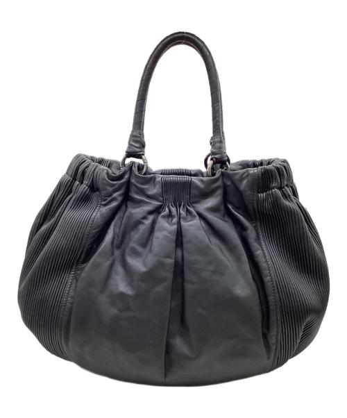MIU MIU（ミュウミュウ）MIU MIU (ミュウミュウ) ハンドバッグ ブラックの古着・服飾アイテム