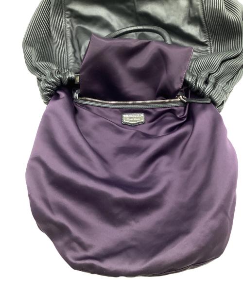 MIU MIU（ミュウミュウ）MIU MIU (ミュウミュウ) ハンドバッグ ブラックの古着・服飾アイテム